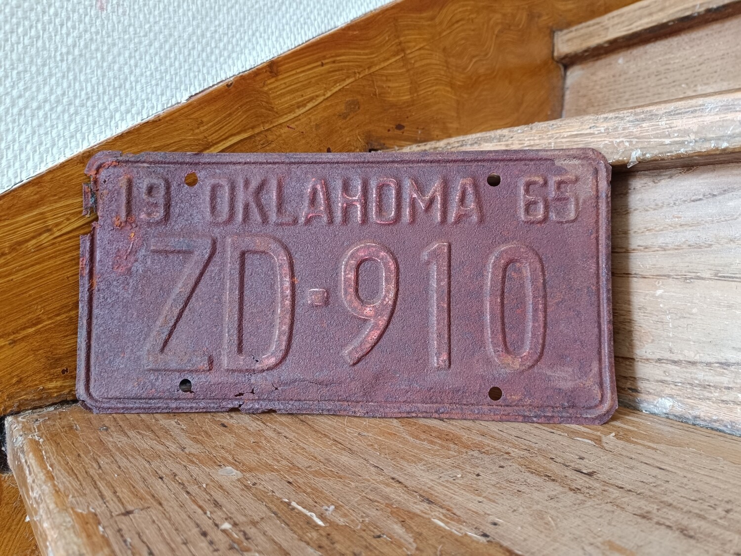 PLAQUE OKLAHOMA DE 1969