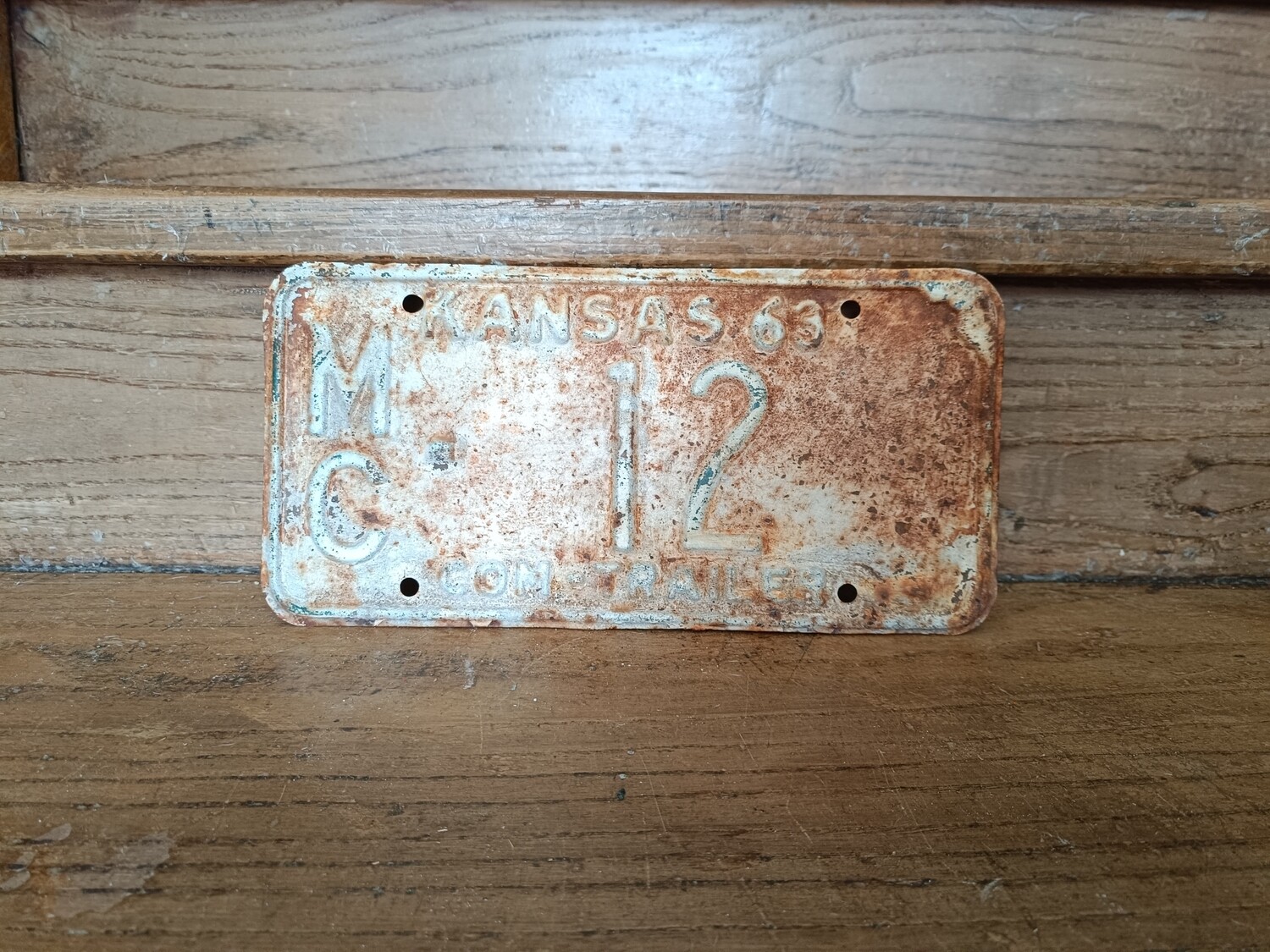 PLAQUE KANSAS 1963 COM TRAILER