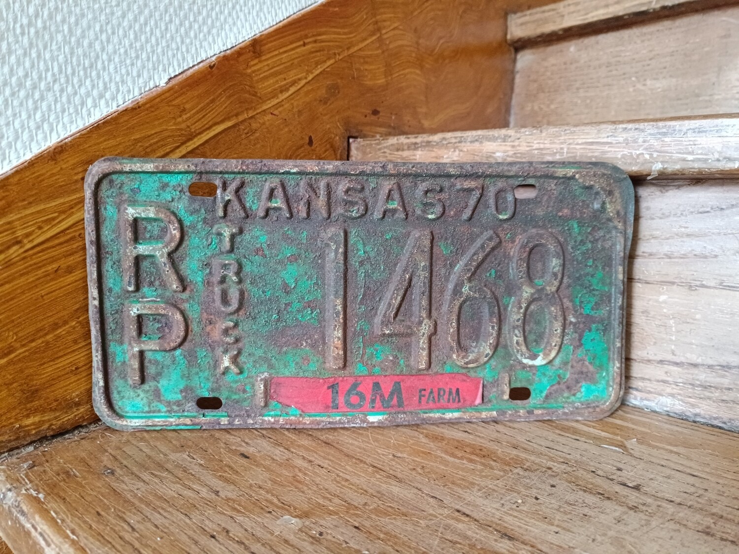 PLAQUE KANSAS 1970 FARM