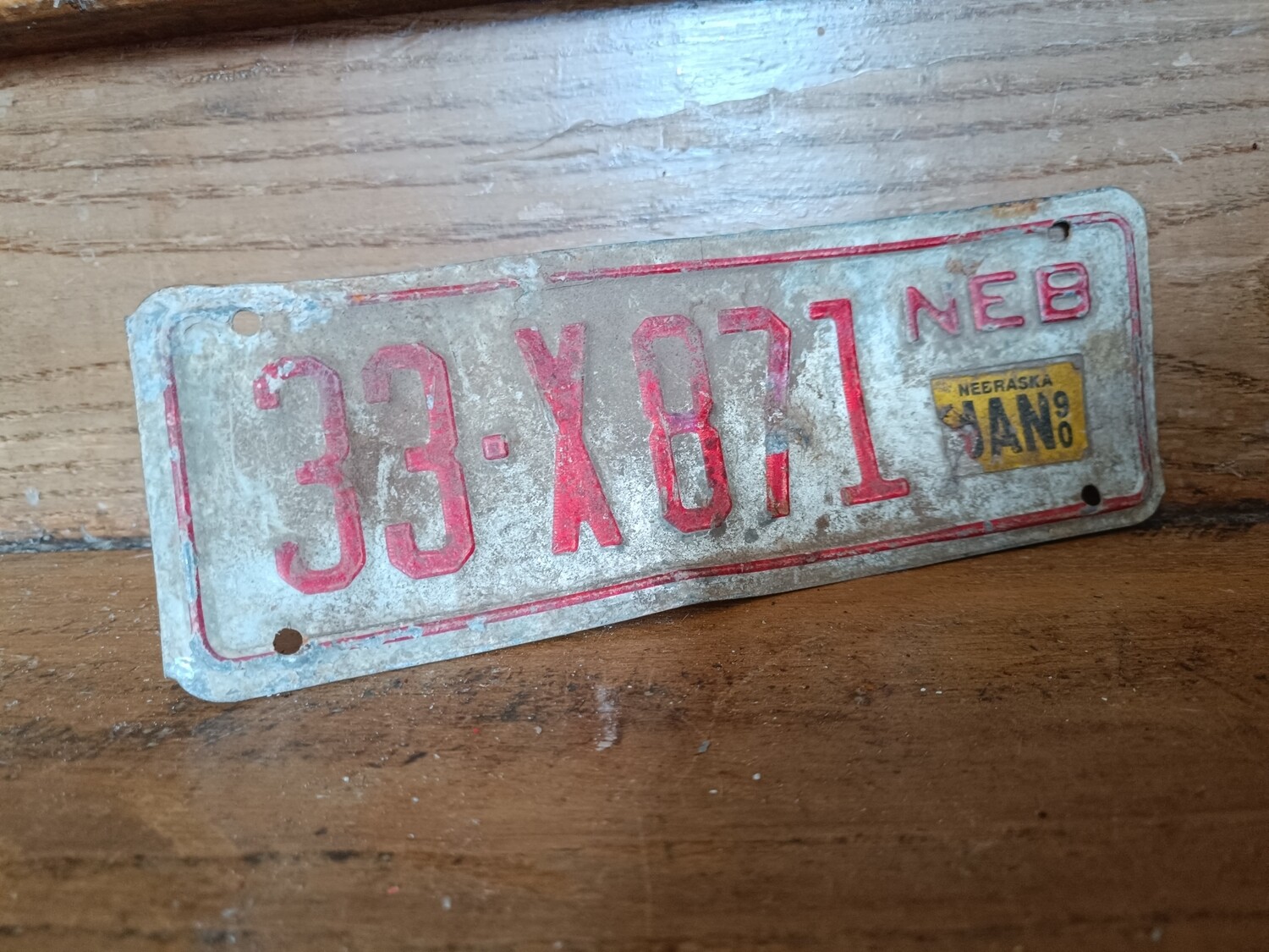 PLAQUE MOTO DU NEBRASKA
