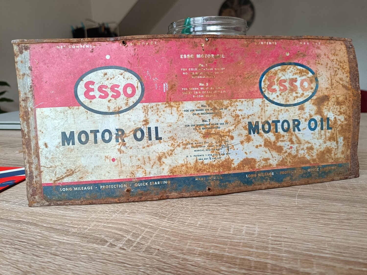 PETITE PLAQUE ESSO AUTHENTIQUE