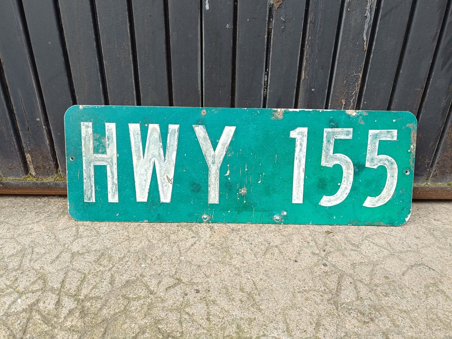 PLAQUE DE RUE HWY 155