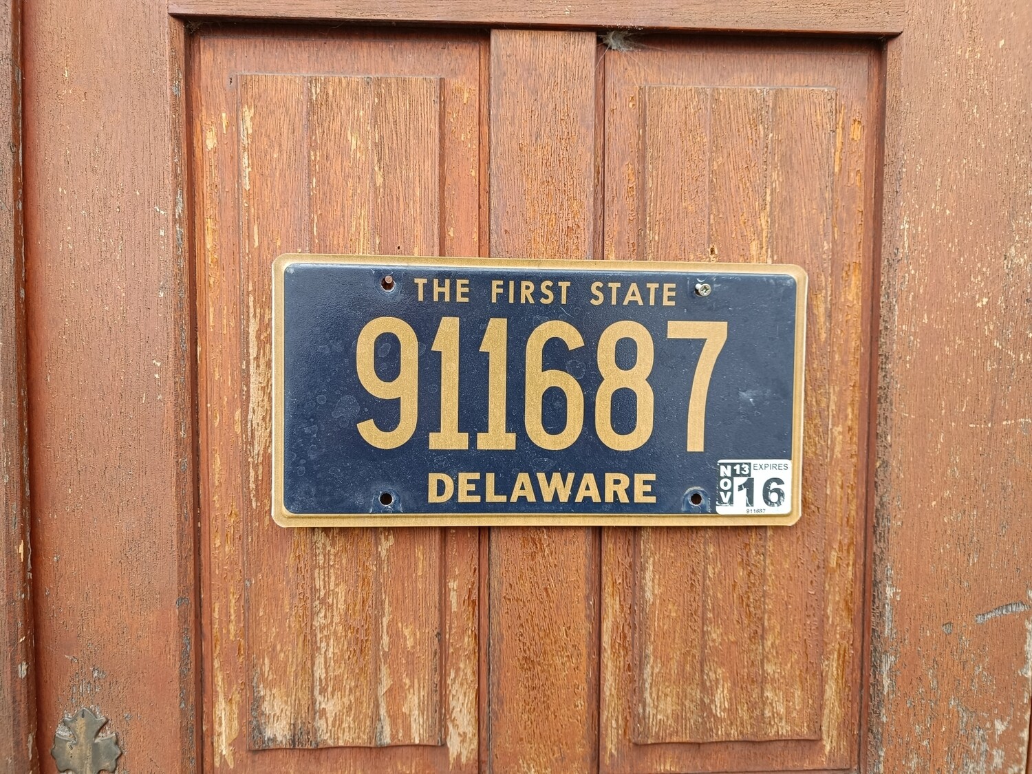 PLAQUE DU DELAWARE