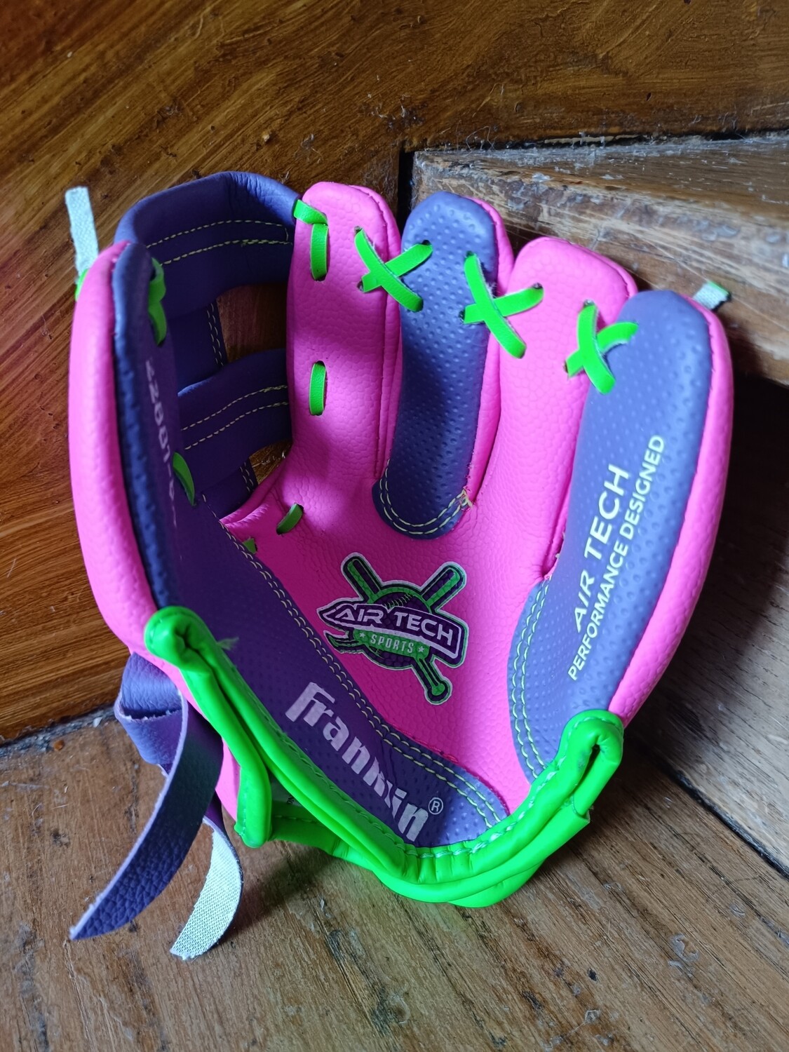 PETIT GANT DE BASEBALL ROSE POUR ENFANTS