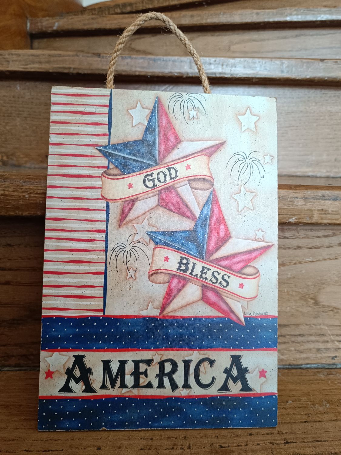 PLAQUE GOD BLESS AMERICA