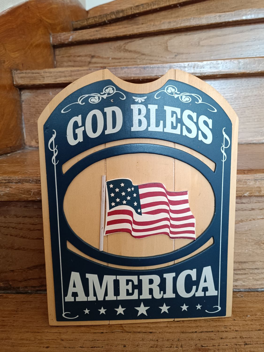 PLAQUE GOD BLESS AMERICA