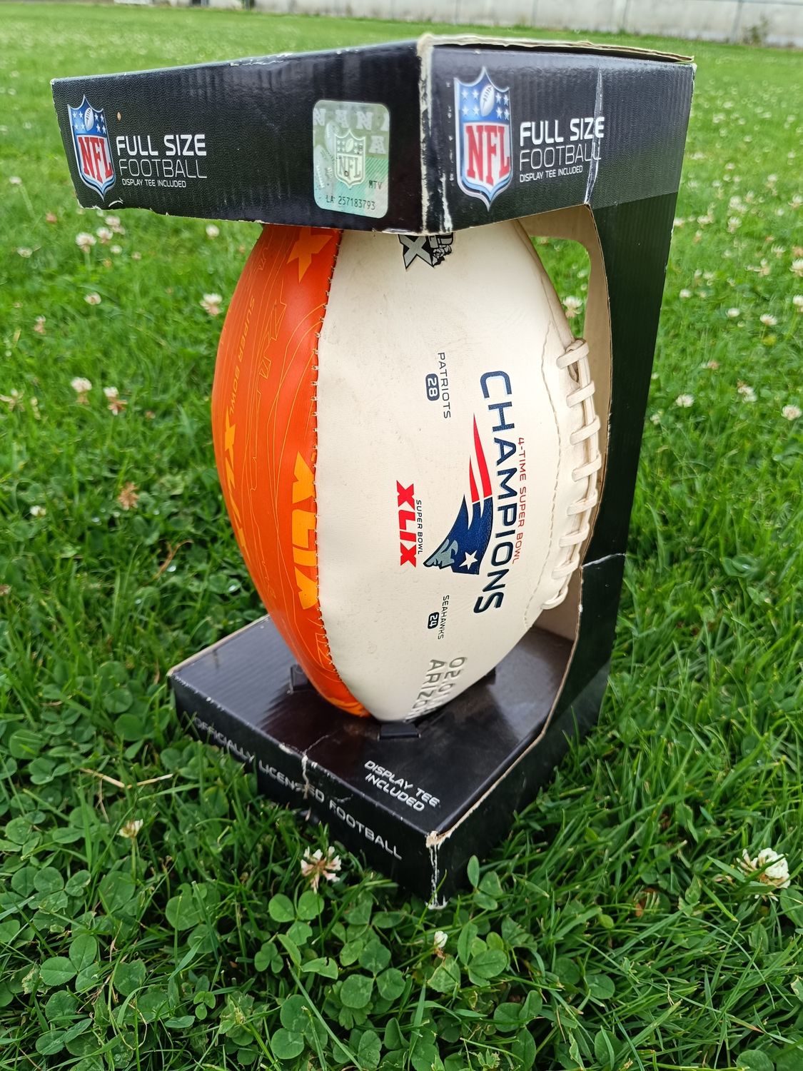 MAGNIFIQUE BALLON SUPER BOWL DES PATRIOTS
