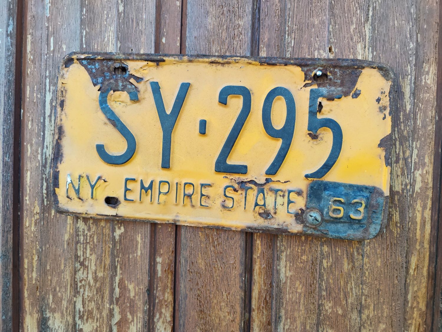 PLAQUE NEW-YORKAISE 1963