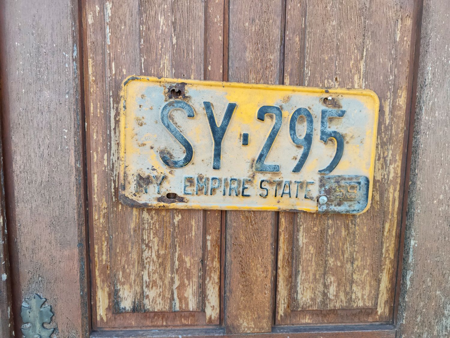 PLAQUE NEW-YORKAISE DE 1959