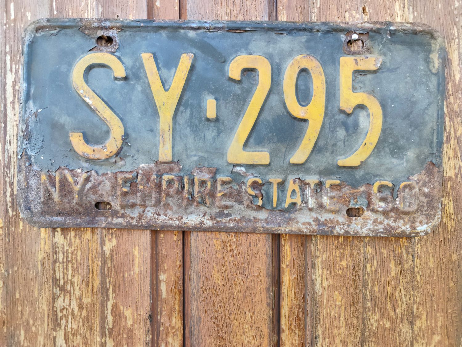 PLAQUE NEW YORKAISE 1960
