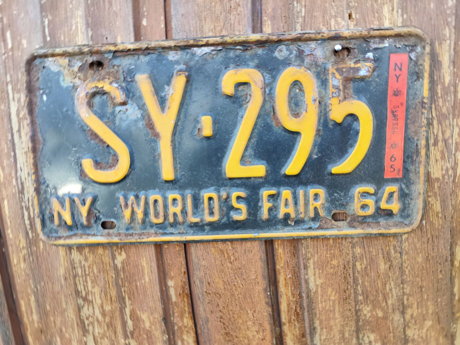 PLAQUE NEW YORKAISE 1964