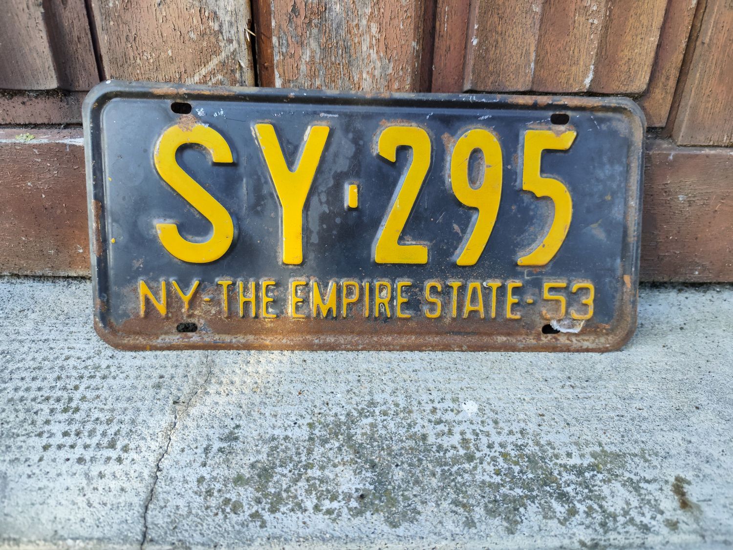 PLAQUE NEW YORKAISE 1957