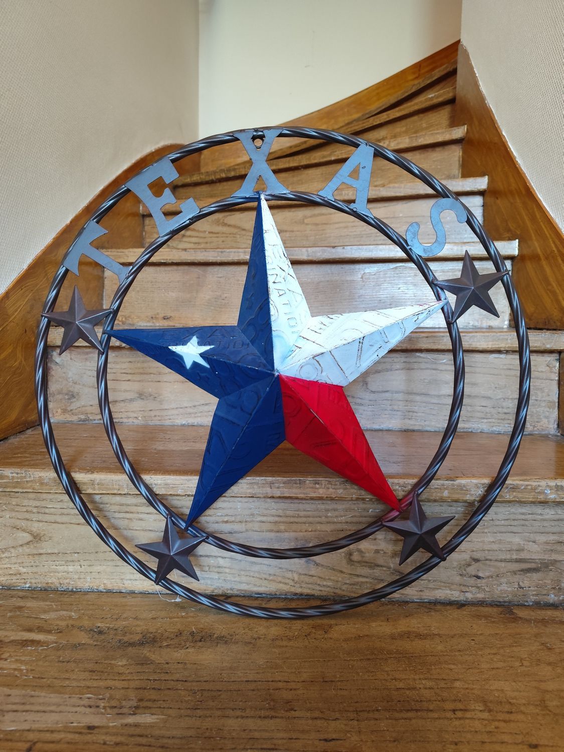 PLAQUE RONDE TEXAS