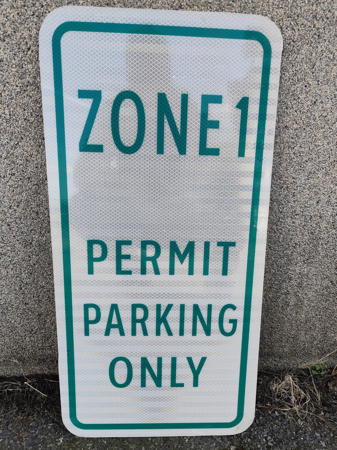 PANNEAU ZONE 1 PERMIT PARKING ONLY