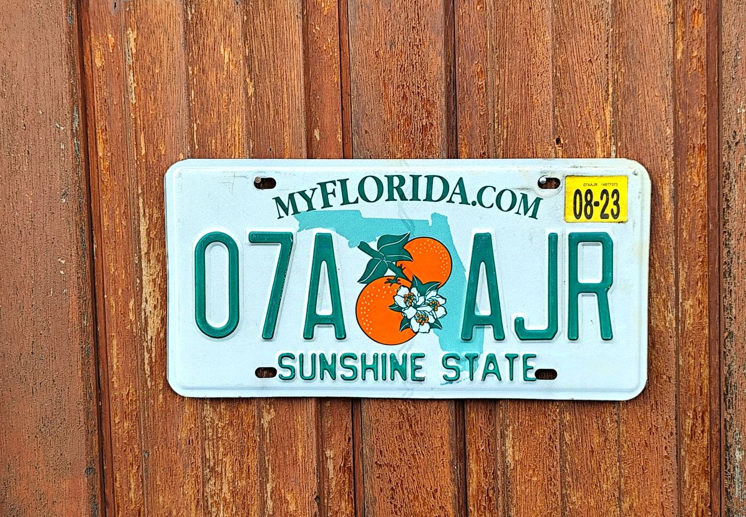 PLAQUE D&#39;IMMATRICULATION DE FLORIDE 