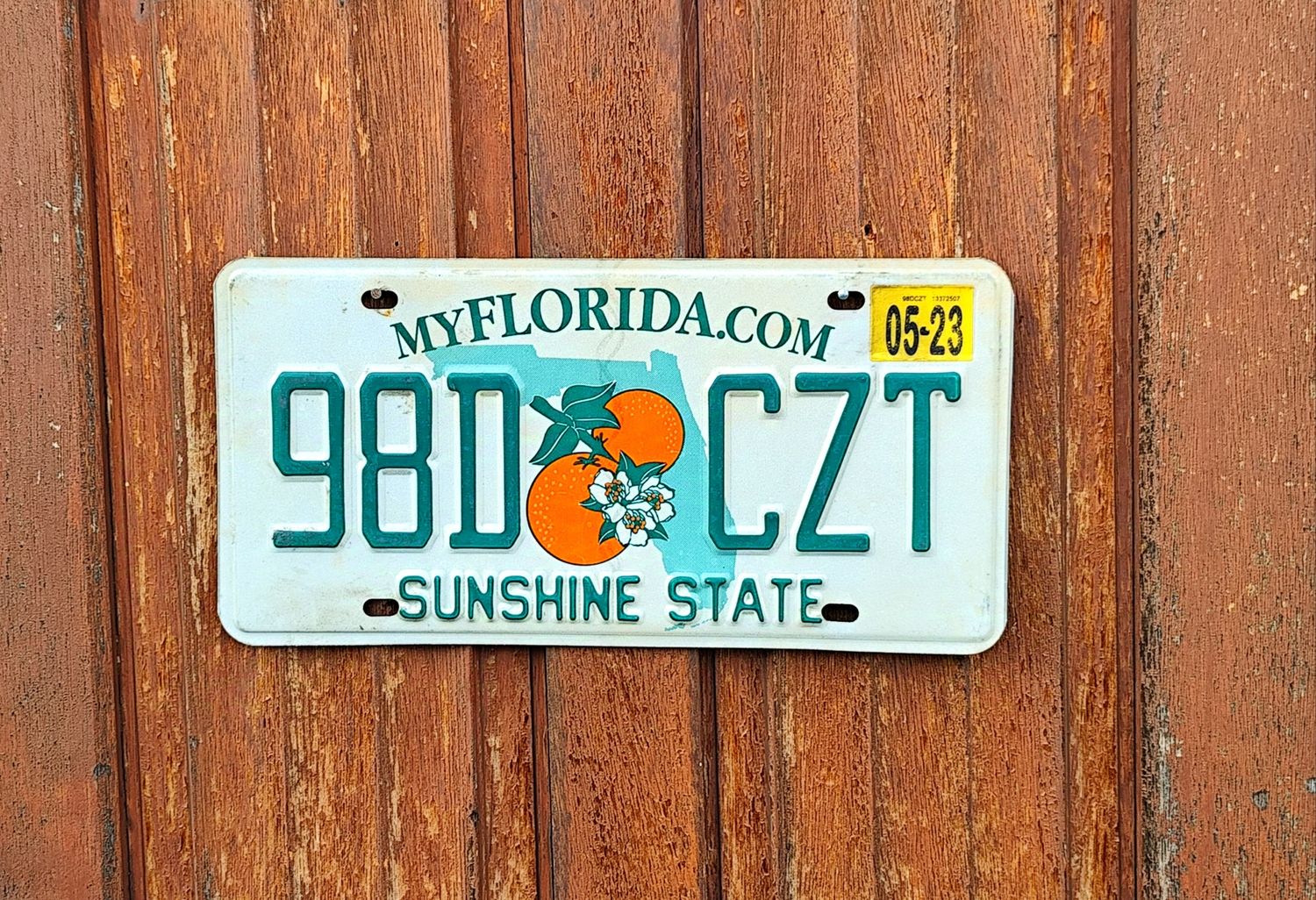 PLAQUE D&#39;IMMATRICULATION DE FLORIDE 