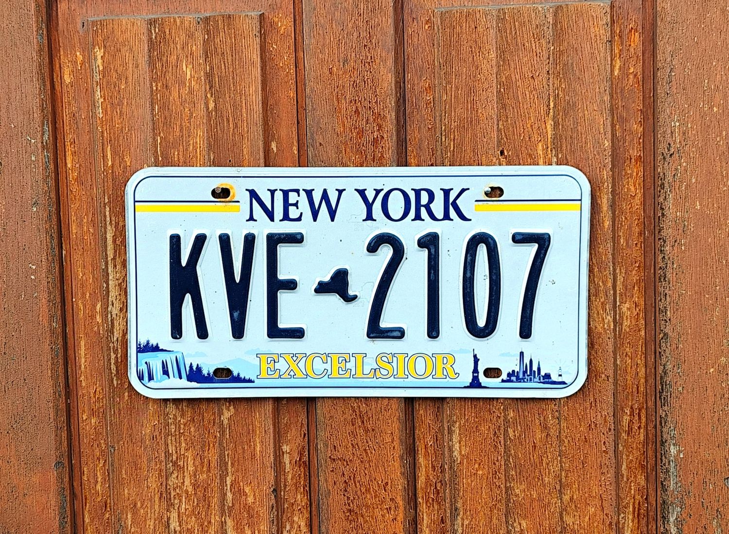 PLAQUE D&#39;IMMATRICULATION DE NEW YORK 