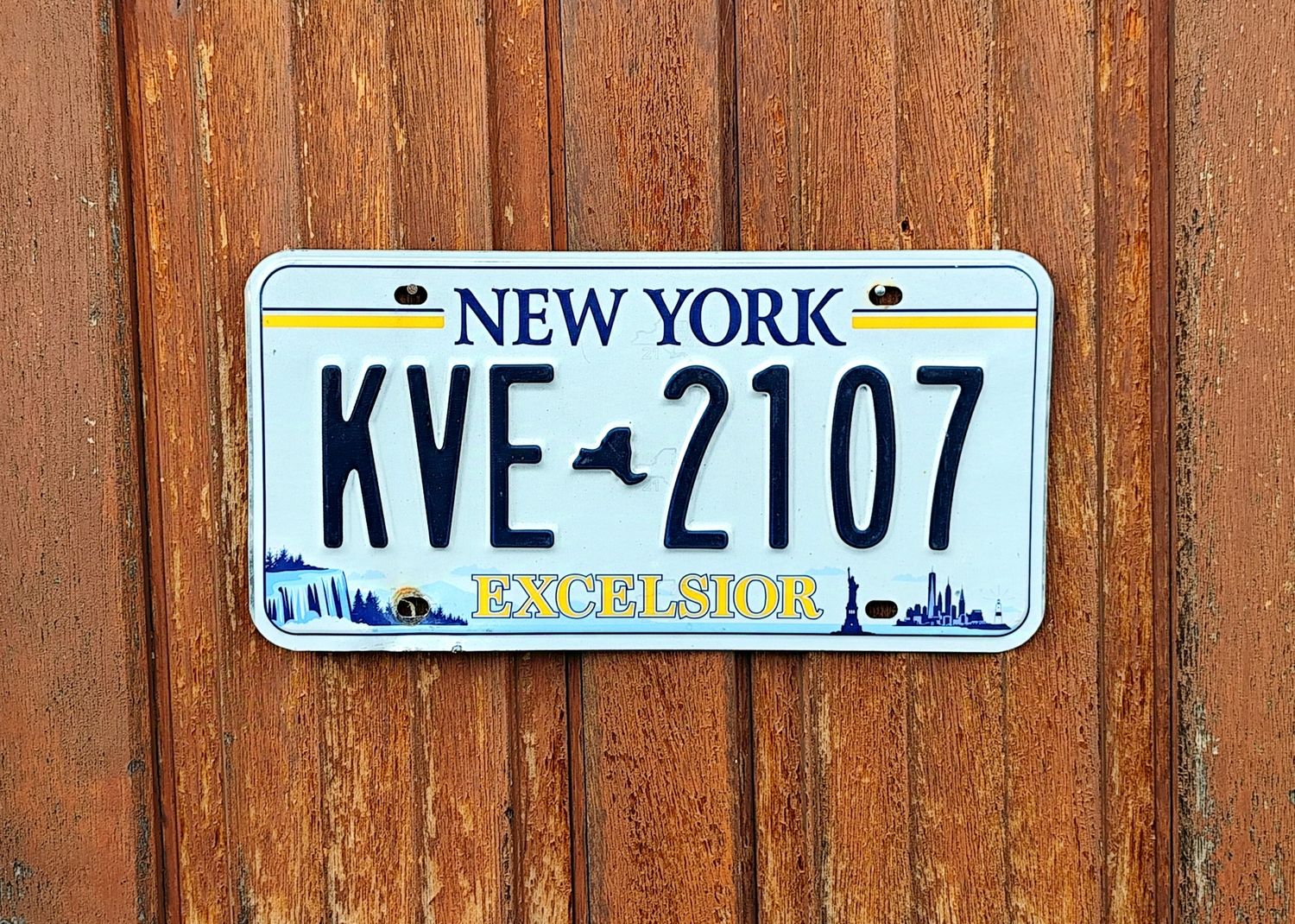 PLAQUE D&#39;IMMATRICULATION DE NEW YORK 