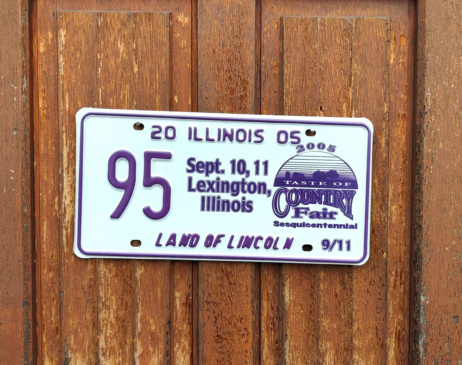 PLAQUE ILLINOIS LEXINGTON COUNTRY FAIR