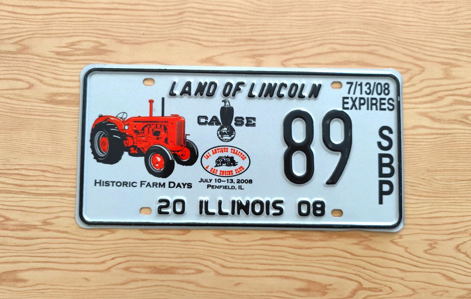 PLAQUE ILLINOIS HISTORIC FARM DAYS (89)