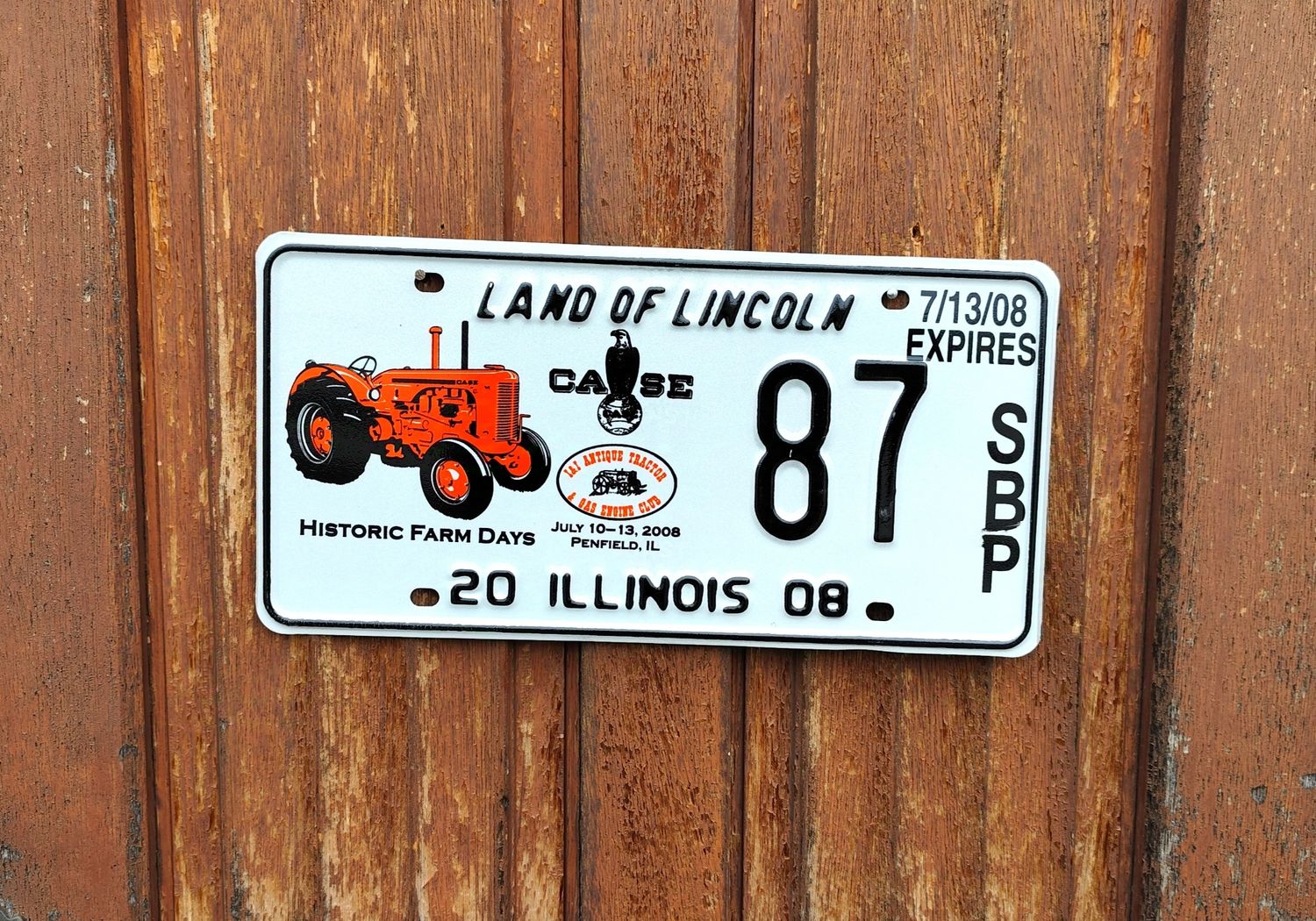 PLAQUE ILLINOIS HISTORIC FARM DAYS (87)