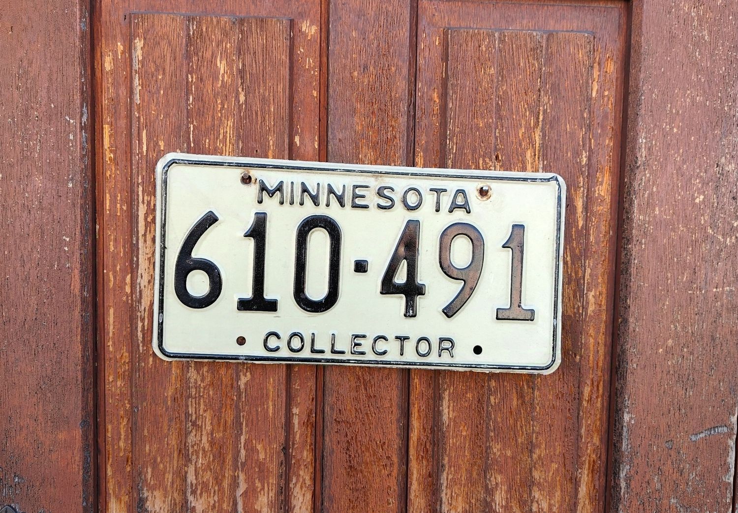 PLAQUE D&#39;IMMATRICULATION DU MINNESOTA COLLECTOR 