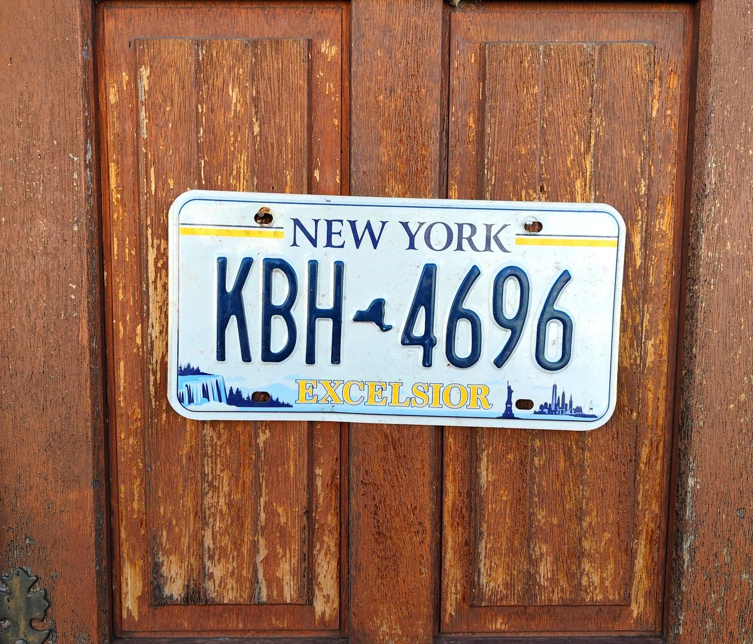 PLAQUE D&#39;IMMATRICULATION DE NEW YORK 