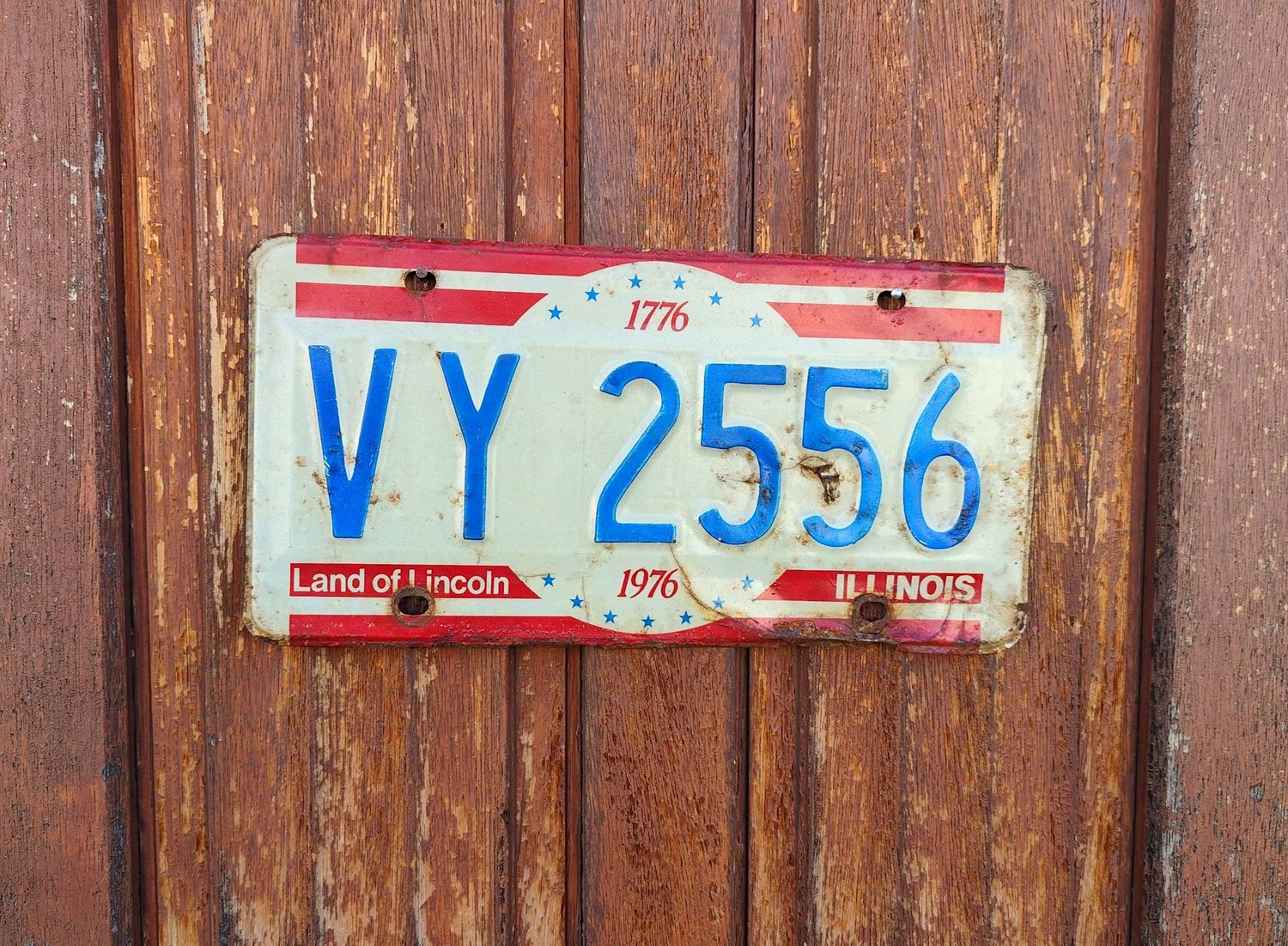 PLAQUE D&#39;IMMATRICULATION DE L&#39;ILLINOIS VINTAGE 
