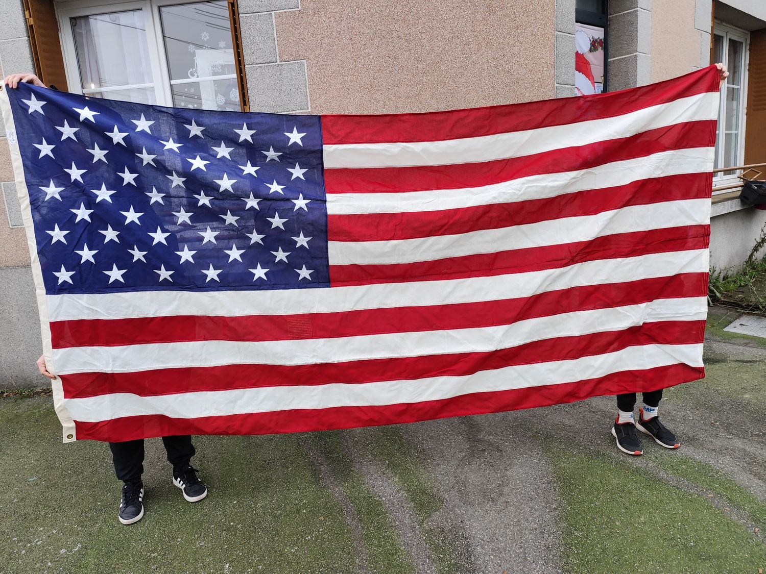 TRÈS GRAND DRAPEAU AMÉRICAIN MADE IN USA 🇺🇸