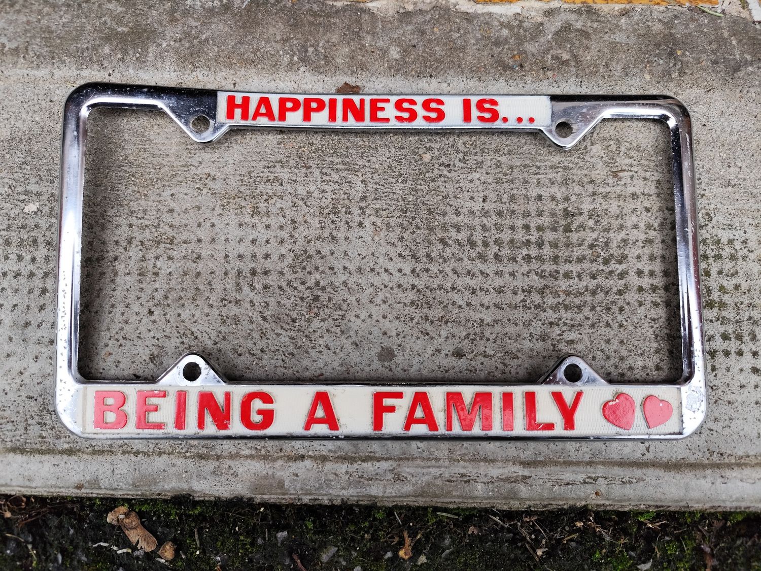 SUPPORT DE PLAQUE DE VOITURE
