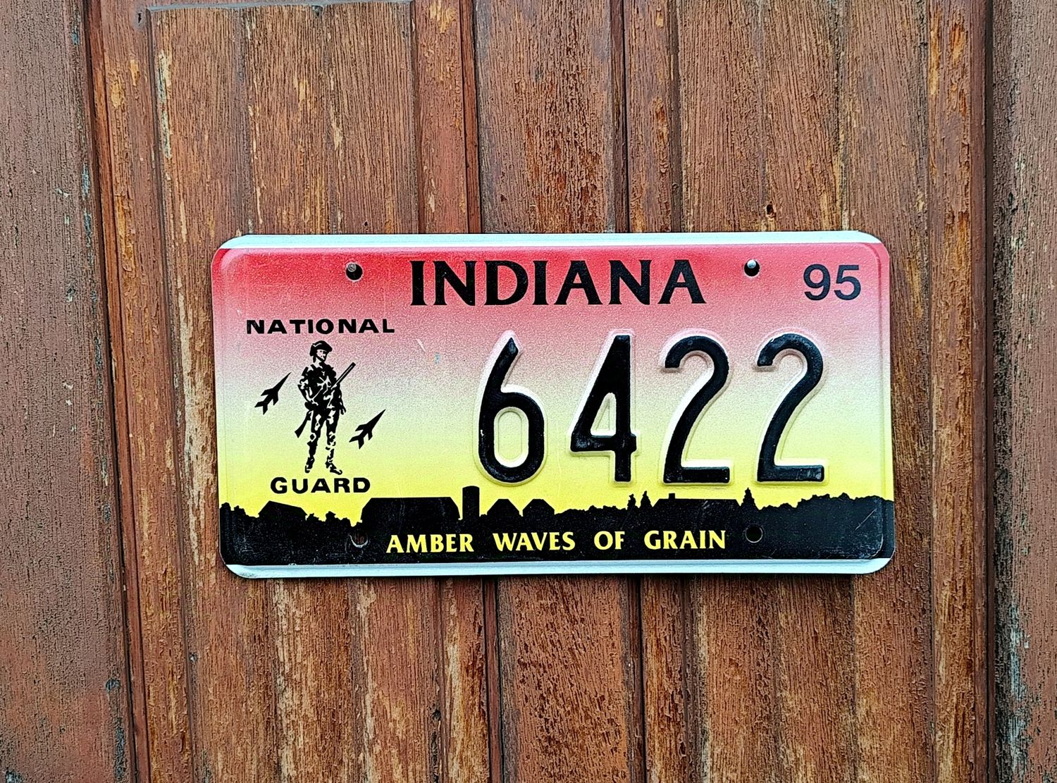 PLAQUE NATIONAL GUARD INDIANA 
