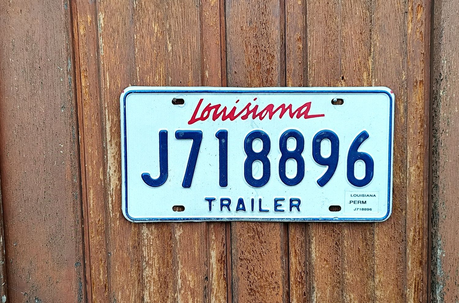 PLAQUE DE LOUISIANE