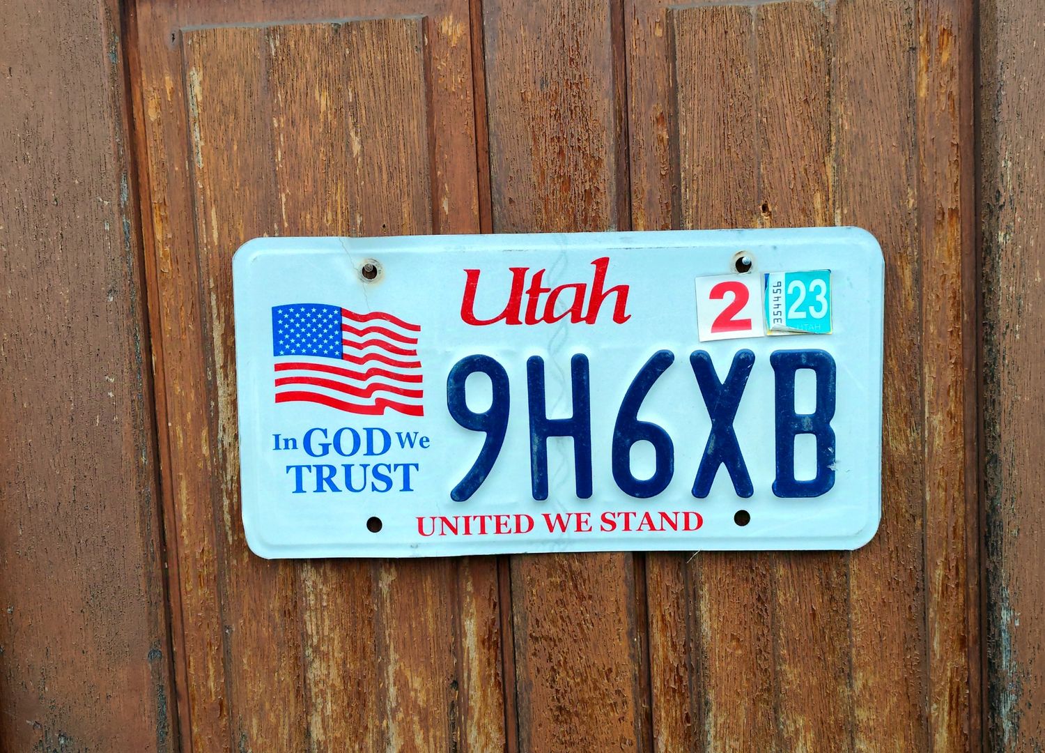 PLAQUE DE L&#39;UTAH