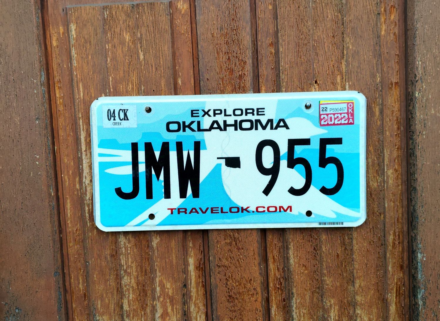 PLAQUE L&#39;ÉTAT DE L&#39;OKLAHOMA 