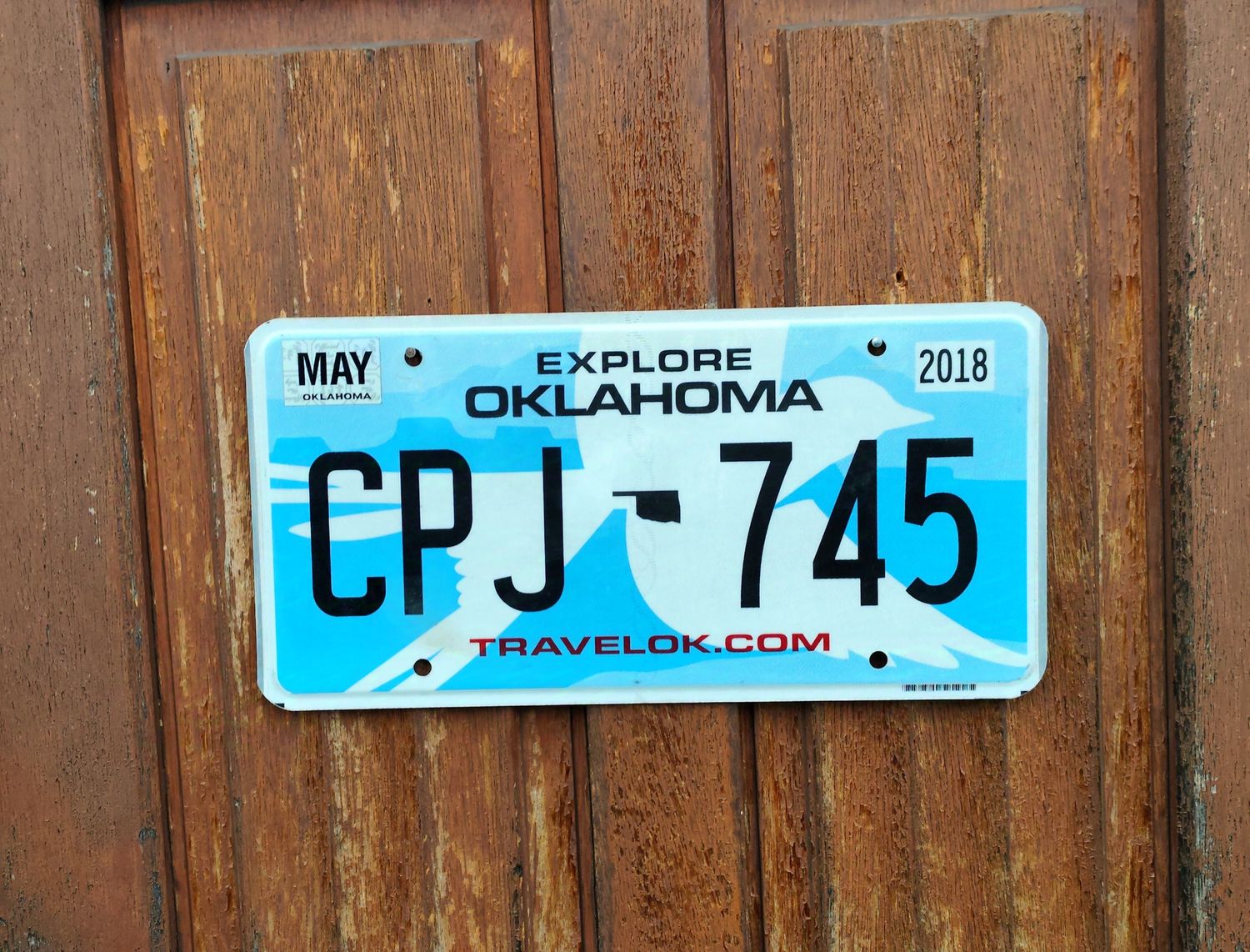 PLAQUE L&#39;ÉTAT DE L&#39;OKLAHOMA 