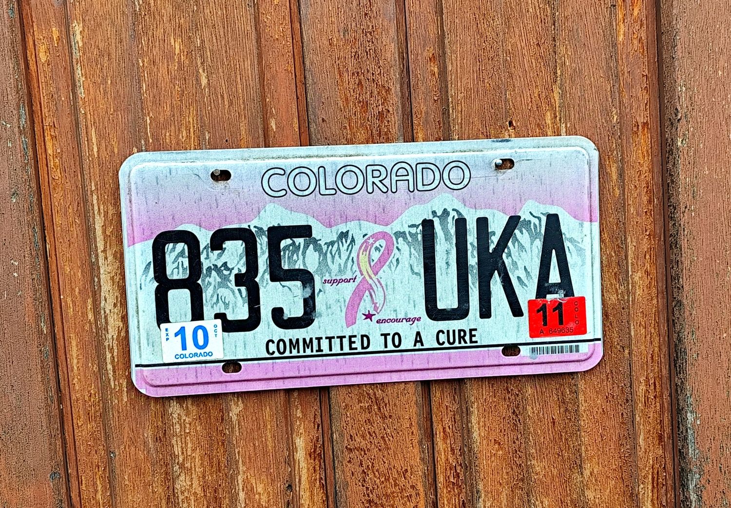 PLAQUE COLORADO 