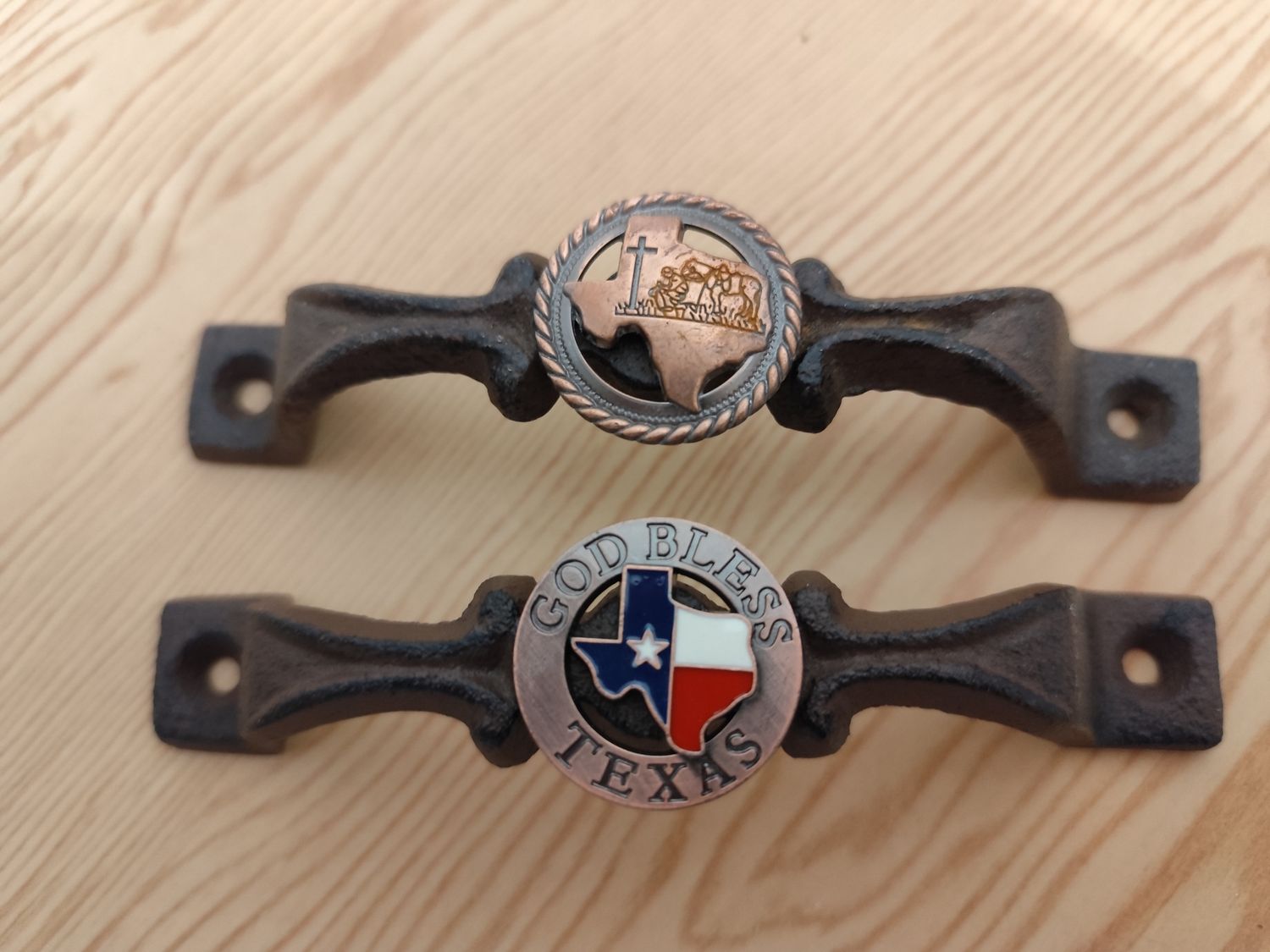 LOT DE 2 POIGNÉES TEXAS