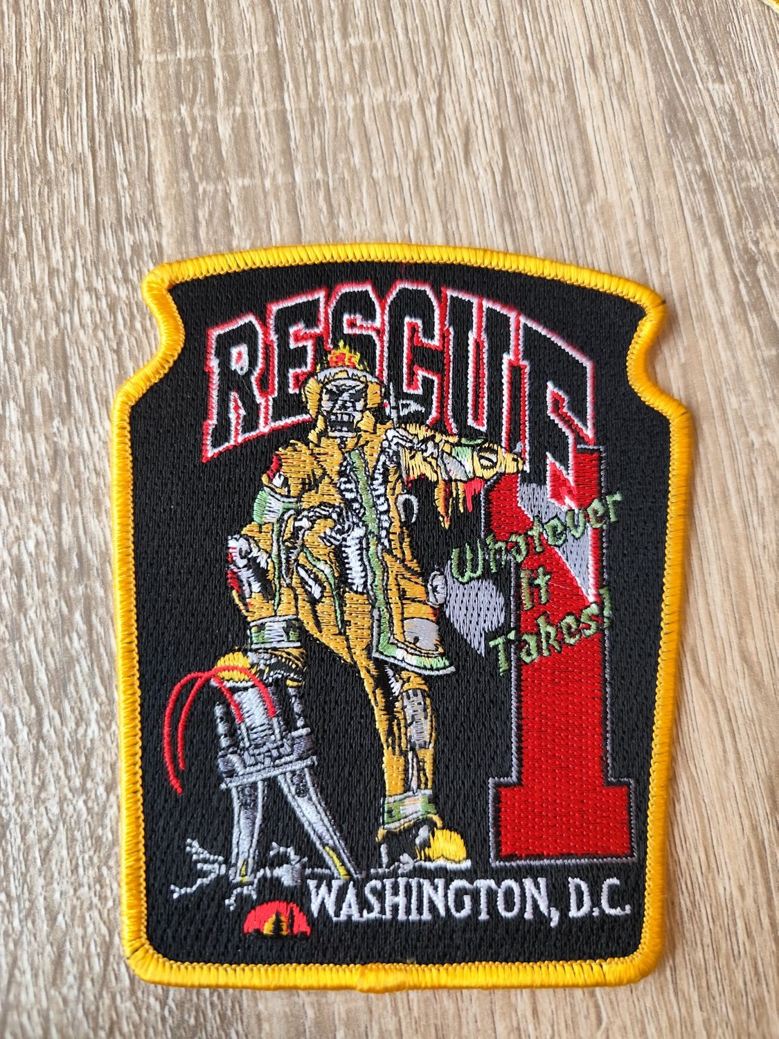 ÉCUSSON RESCUE WASHINGTON DC