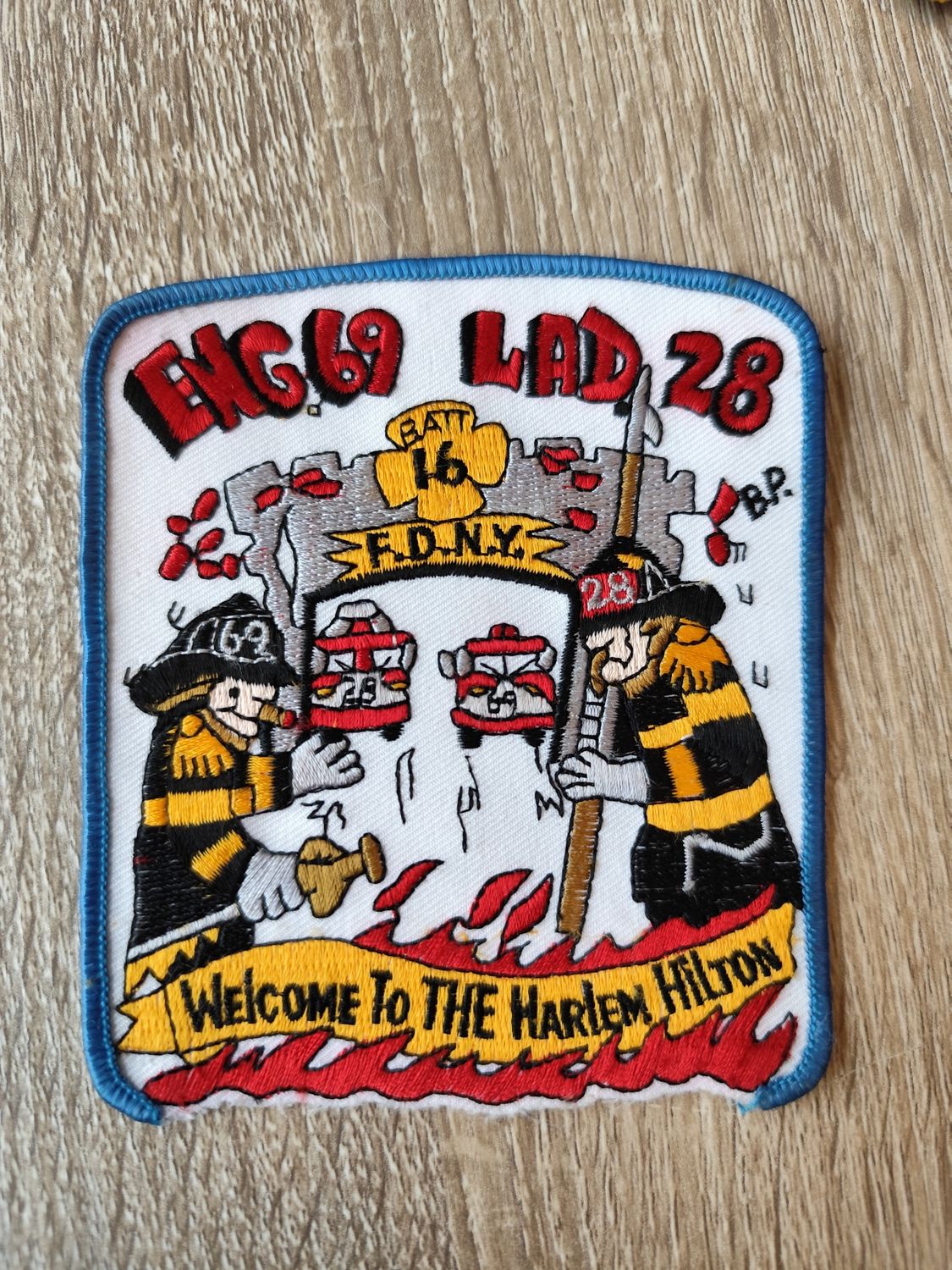 ÉCUSSON FDNY WELCOME TO THE HARLEM