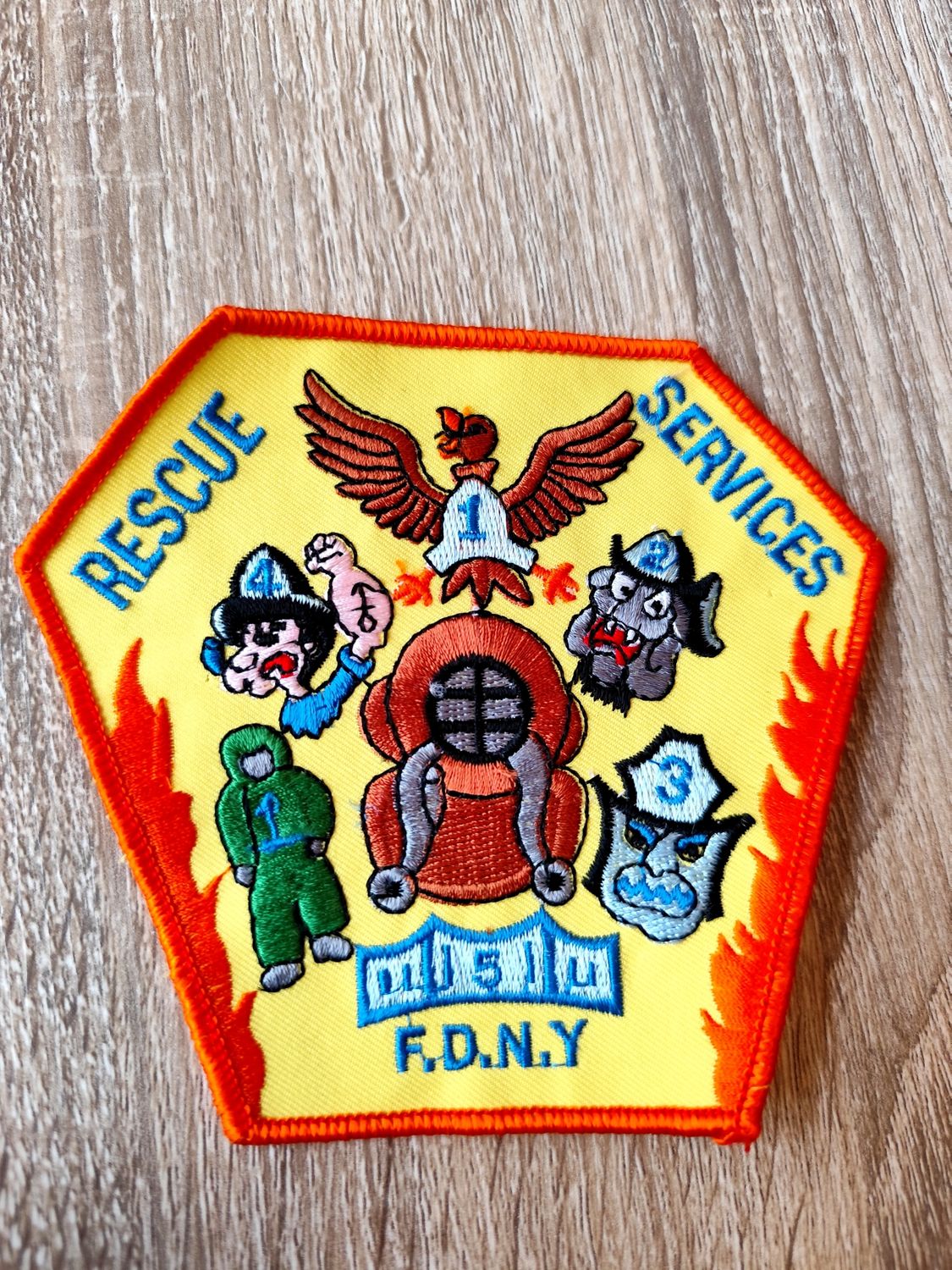 ÉCUSSON FDNY RESCUE SERVICE