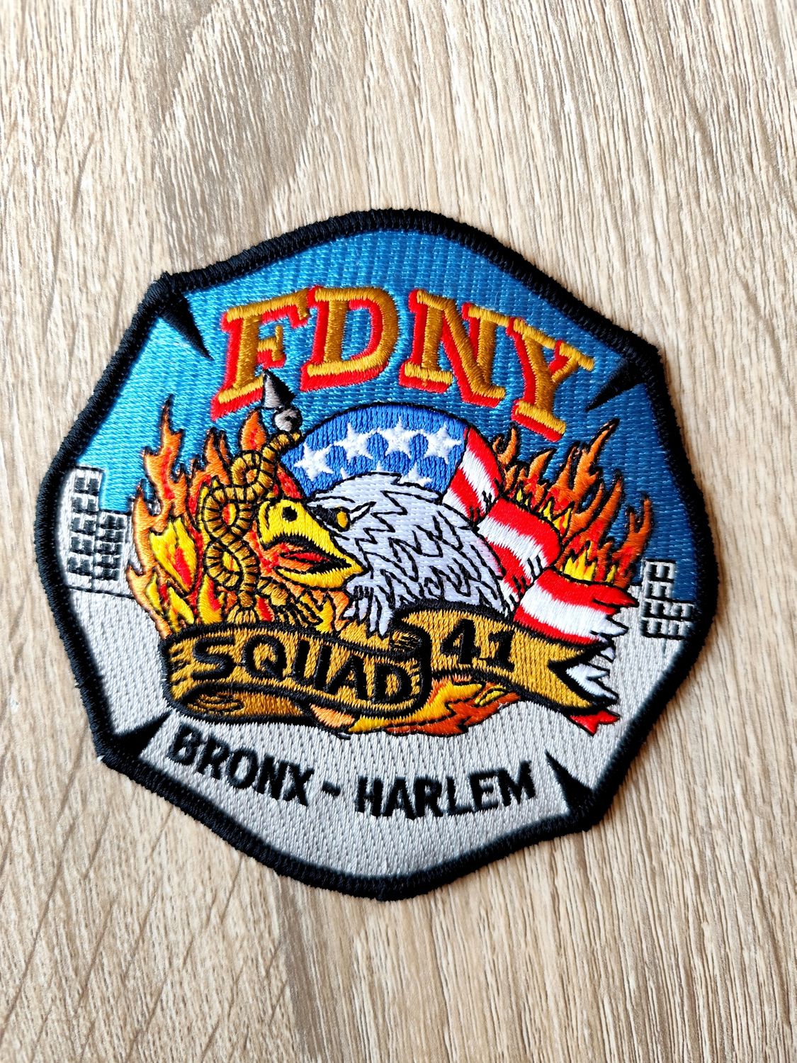 ÉCUSSON FDNY BRONX HARLEM