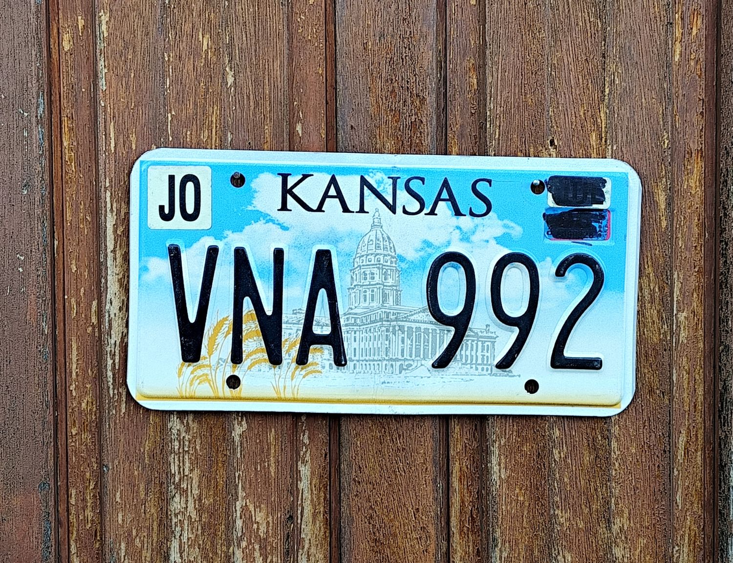PLAQUE DU KANSAS