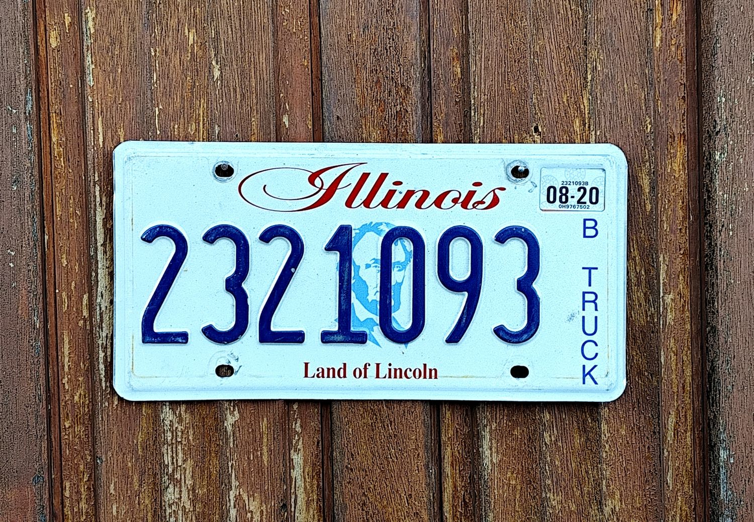 PLAQUE DE L&#39;ILLINOIS