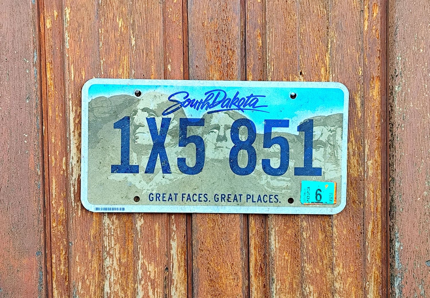PLAQUE DU DAKOTA DU SUD