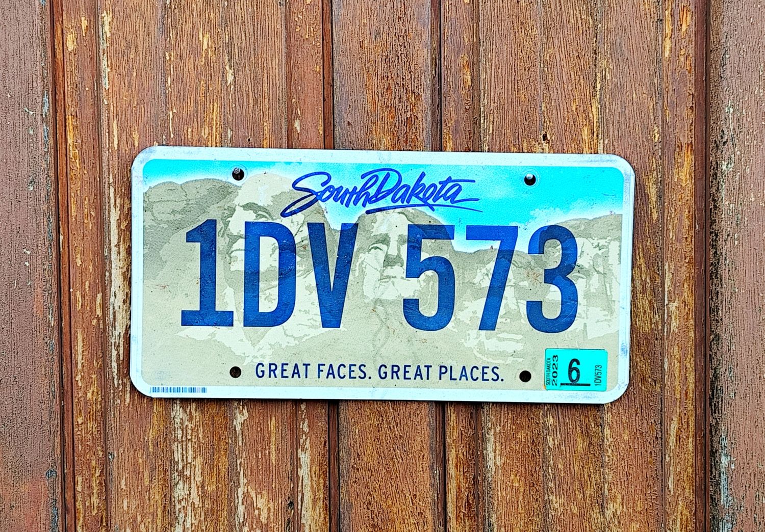 PLAQUE DU DAKOTA DU SUD