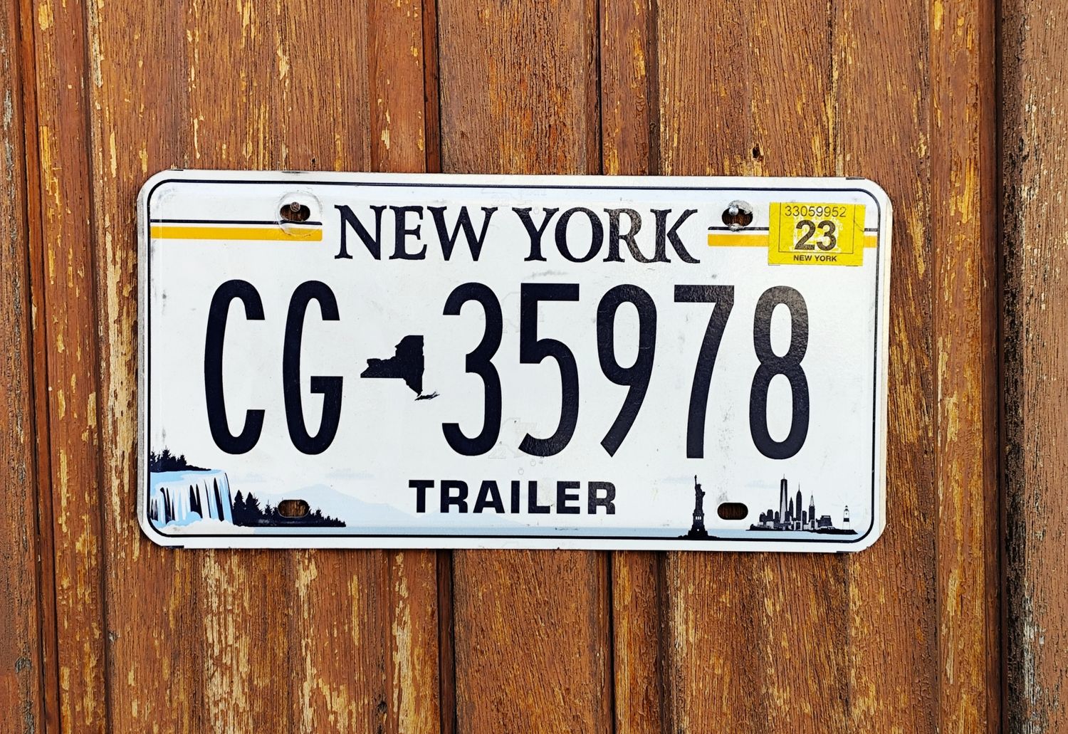 PLAQUE DE NEW YORK 