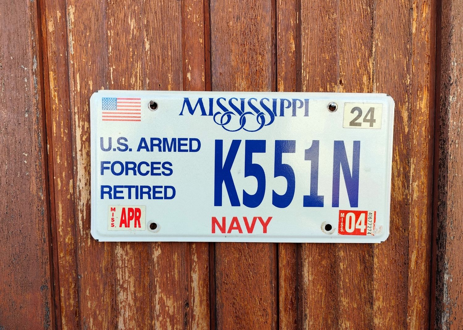 PLAQUE NAVY