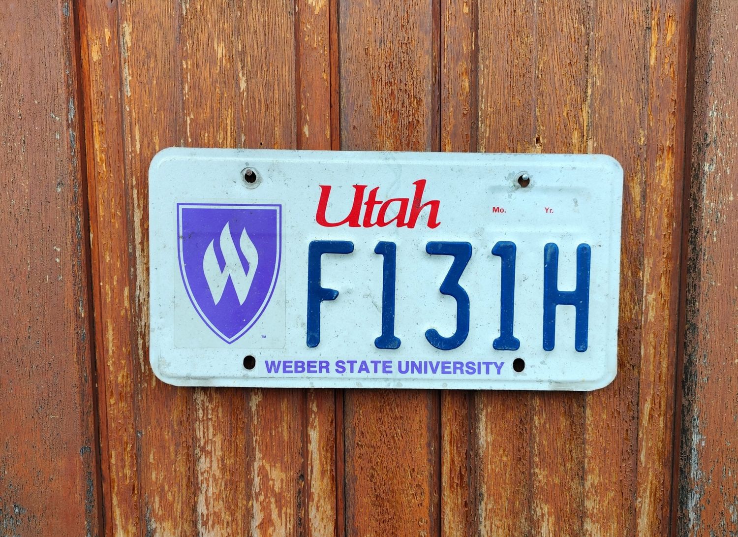 PLAQUE DE L&#39;UTAH 