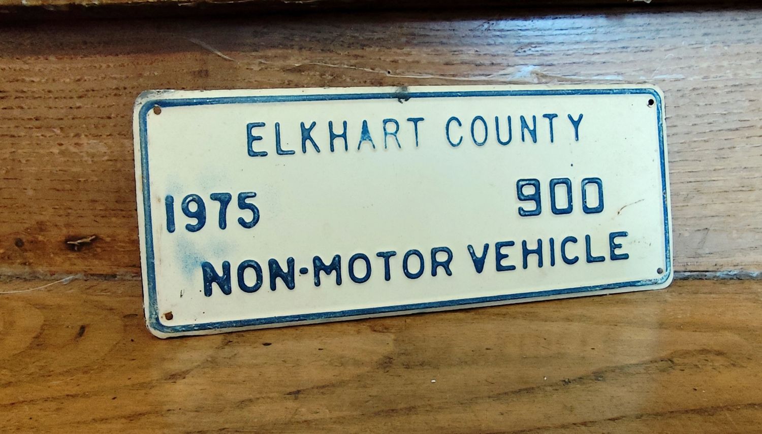 PLAQUE D&#39;IMMATRICULATION AMISH 1975