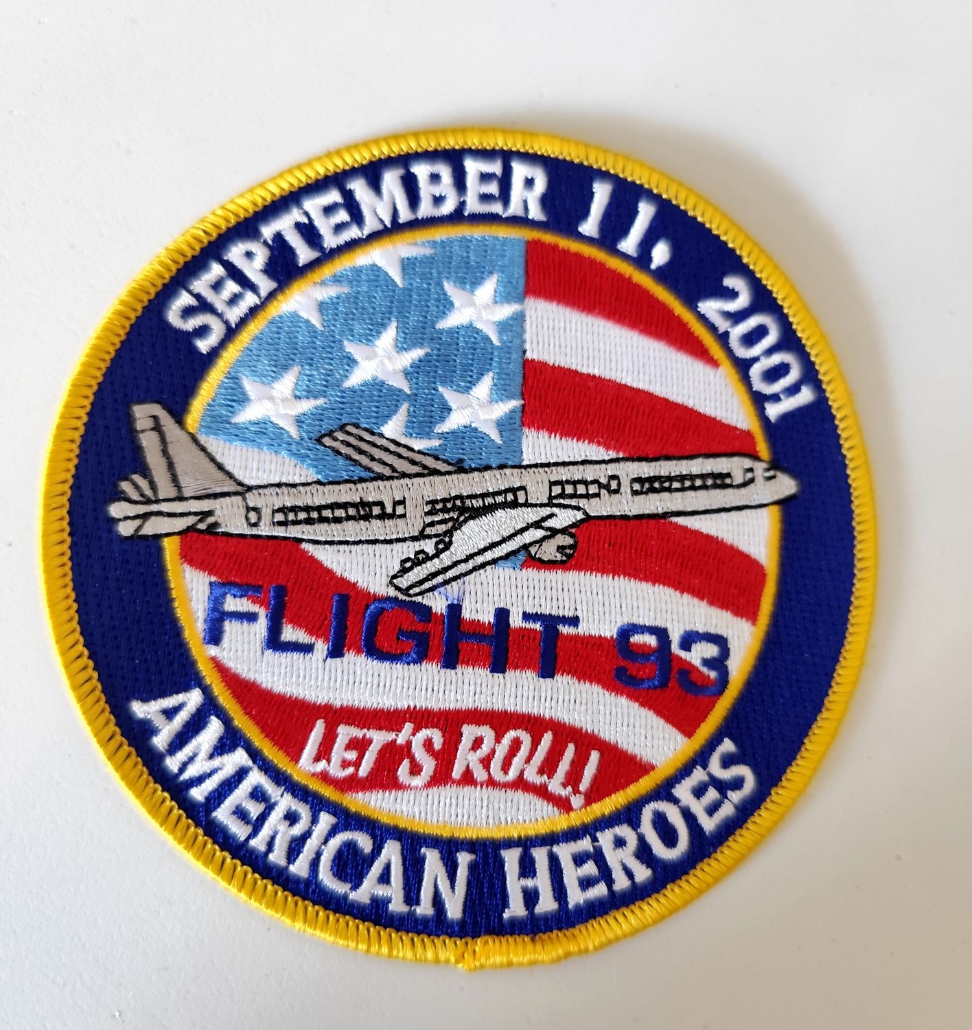 ÉCUSSON 11 SEPTEMBRE FLIGHT 93